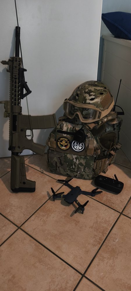 AR-15 + DRONE