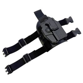 GunFlower fondina rigida UNI-S COSCIALE per pistole (nera)