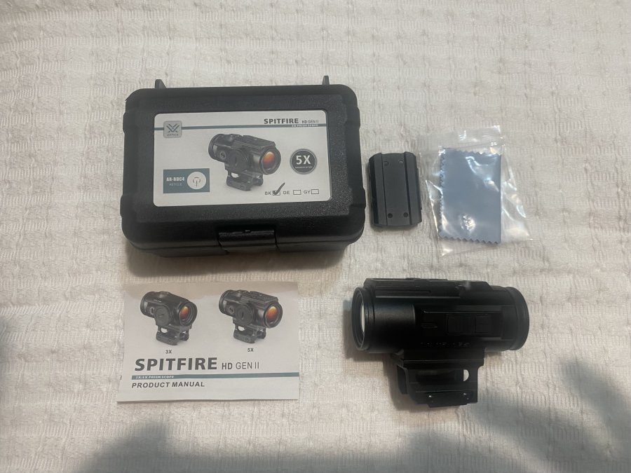 Vendo ottica 5X con reticolo illuminato