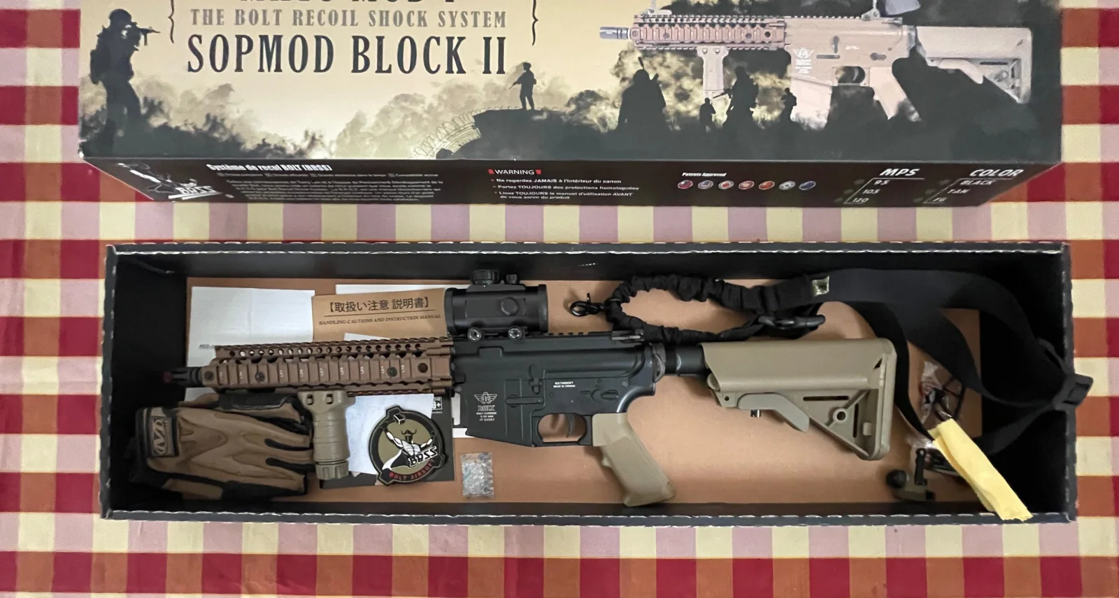 BOLT MK18 MOD.1 BRSS Recoil System + accessori