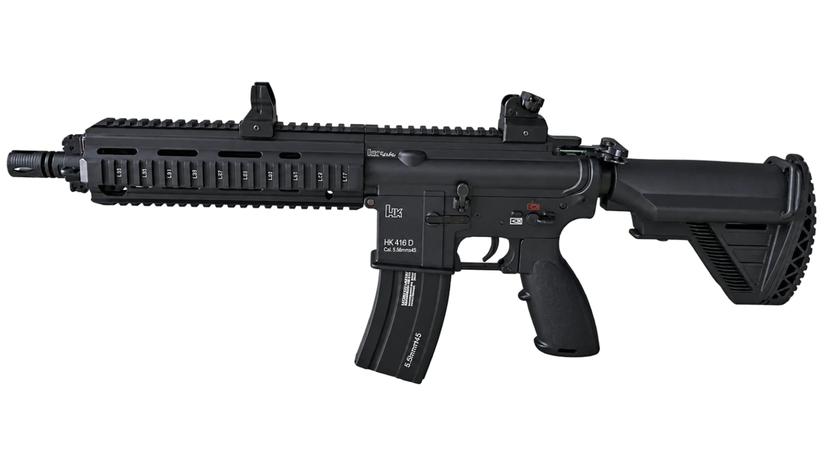 FJS HK416D V4 / 4.0 Electric Gel Blaster – Metal Split Version – Complete Set
