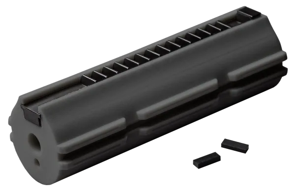 Pistone ZERO-SHOCK in tecnopolimero caricato fibra di carbonio con cremagliera rinforzata full metal rack 14 denti Fps (PM04CF+)
