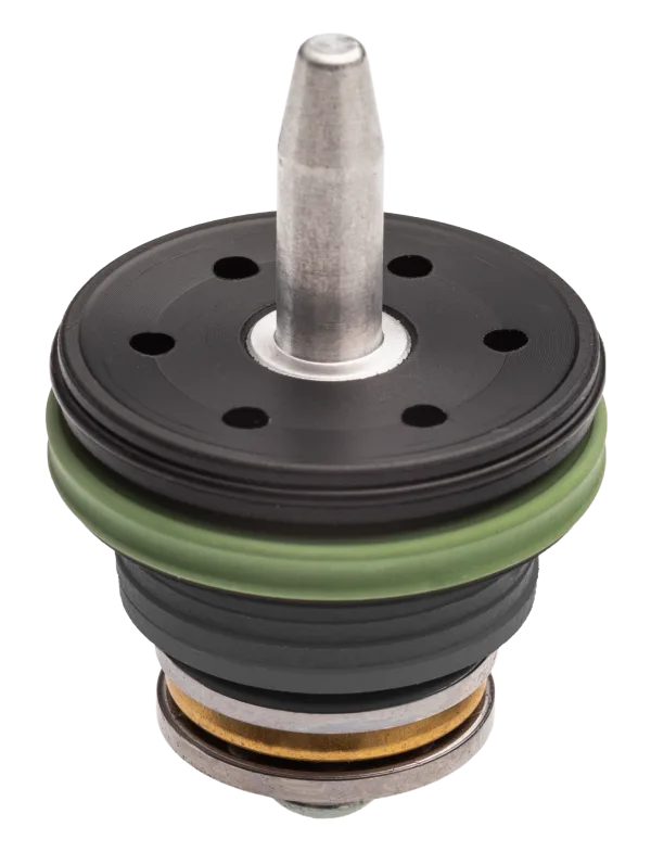 Testa pistone air brake cuscinettata in POM con doppio or e regolazione angolo aggancio pistone (XPAA)