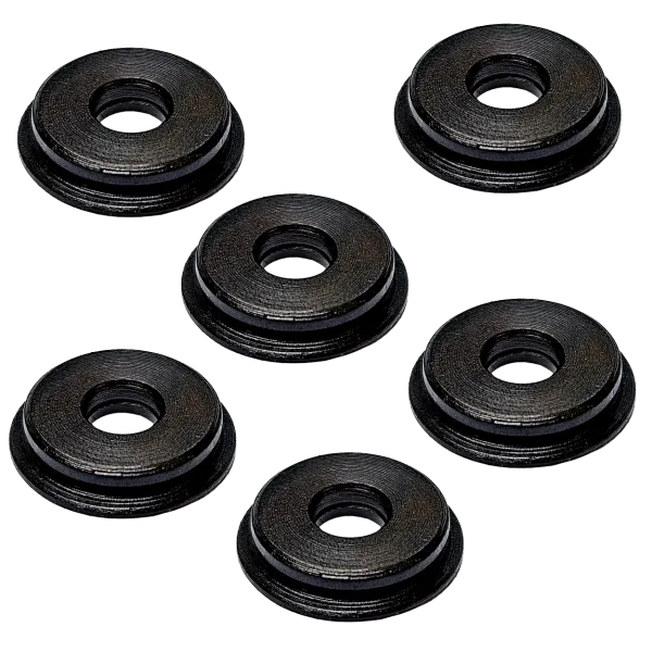 Boccole auto lubrificanti piene in acciaio da 8 mm low profile (B8LP)