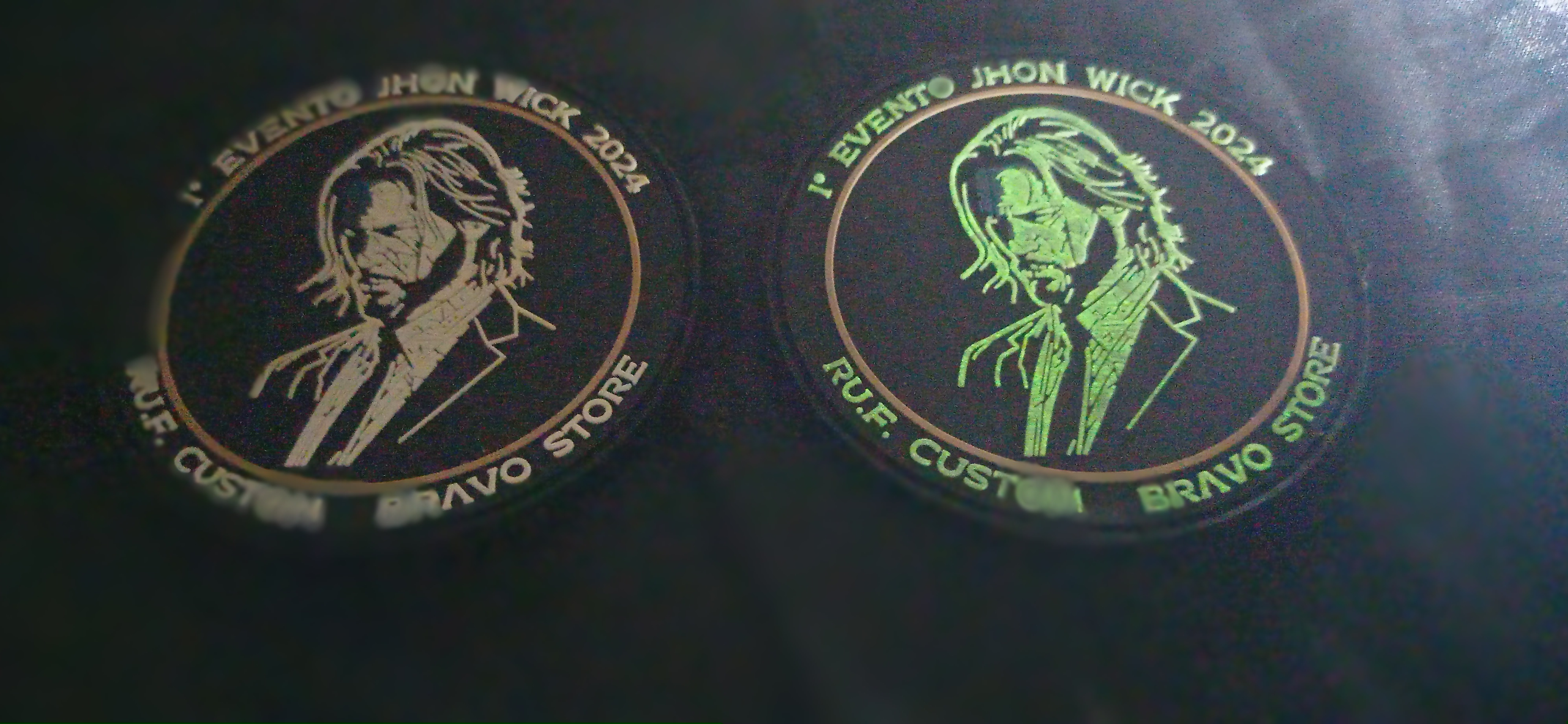 Evento John wick / normale + glow in the Dark